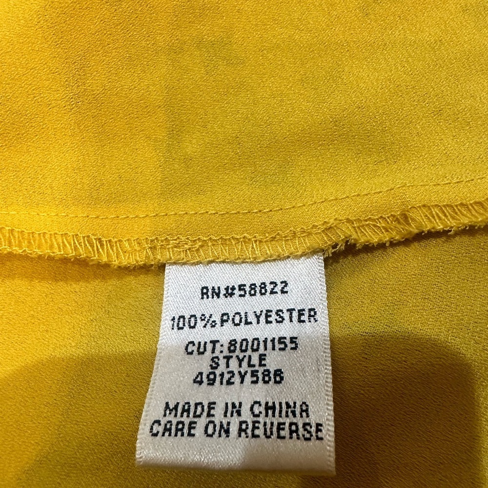 Sophie Max Yellow Dress Size L - Picture 4 of 6